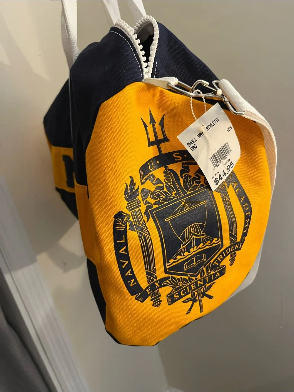 NWT Navy Canvas Duffel Bag